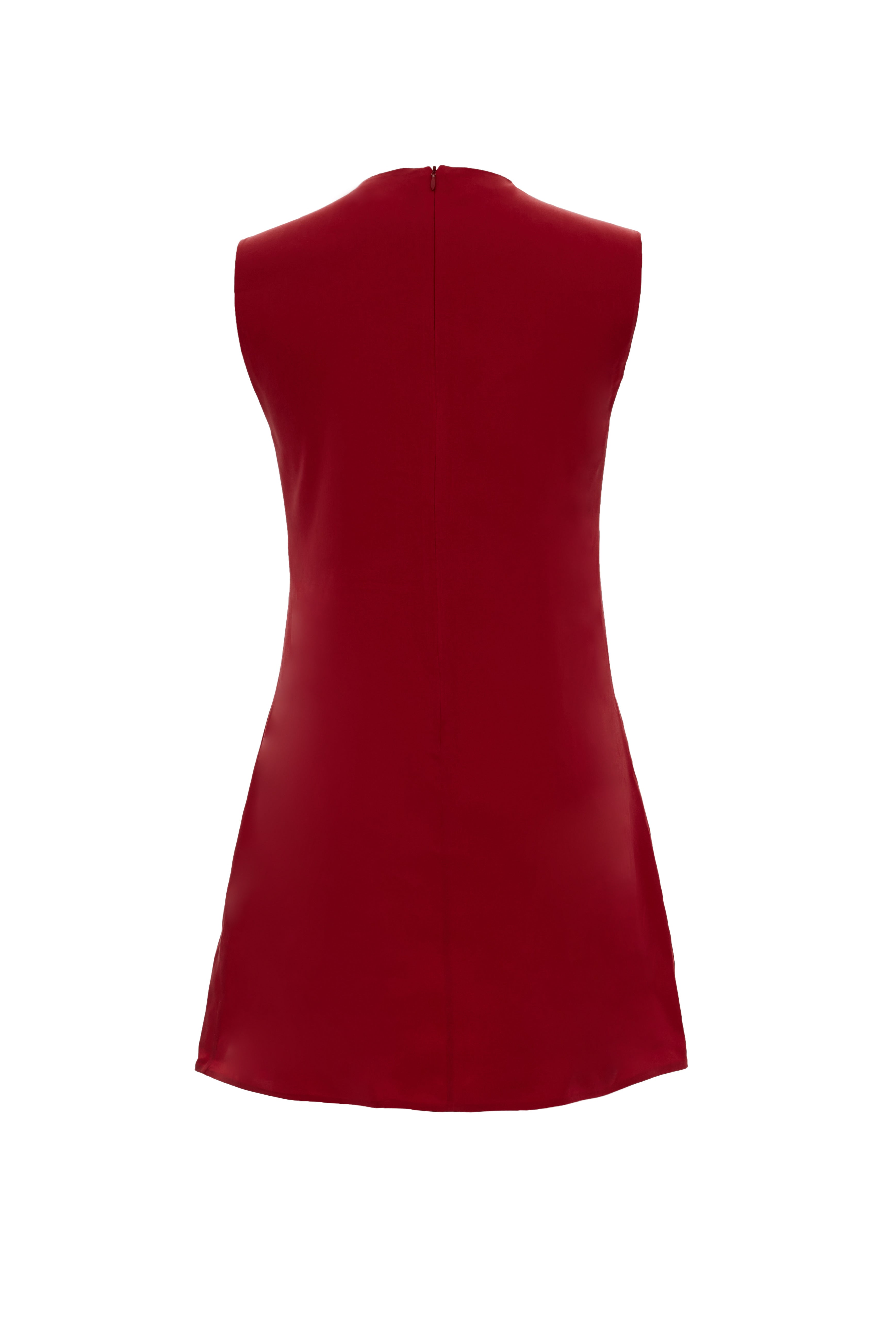 Kırmızı Mini Kokteyl Elbise